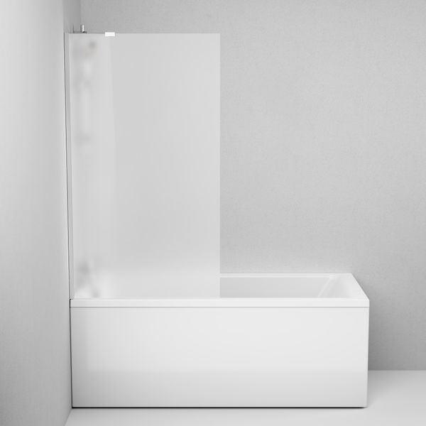WU90BS-080-140CM Душевая шторка для ванны, матовое стекло, 80*140 см Коллекция: Gem 4949 фото