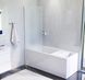WU90BS-080-140CM Душевая шторка для ванны, матовое стекло, 80*140 см Коллекция: Gem 4949 фото 3