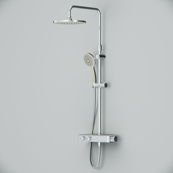 F0750A400 Душова система ShowerSpot з термостатом Колекція: Inspire 2.0 4430 фото