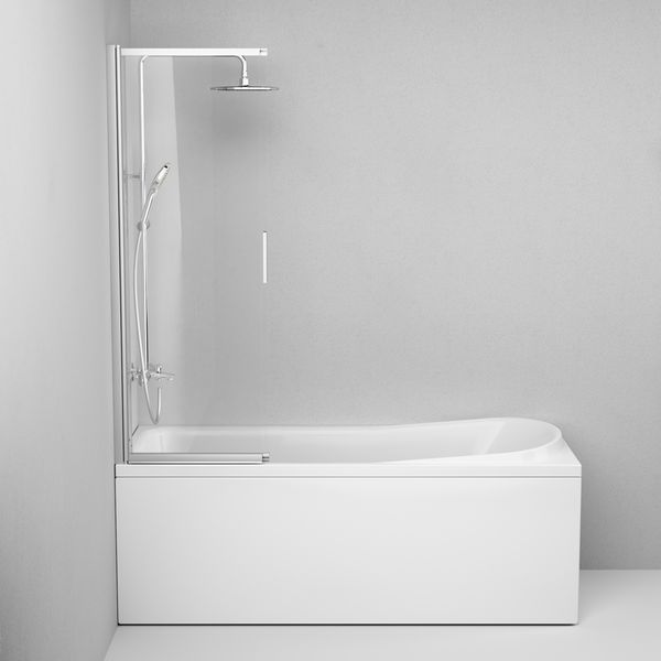WU80S-100PS-150MT Душевая шторка для ванны, распашная, 100*150 см Коллекция: Like 4948 фото