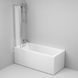 WU90BS-D3W5-140CT Душевая шторка для ванны, прозрачное стекло, 80*140 см Коллекция: Gem 4952 фото 3