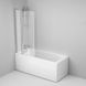 WU90BS-D3W5-140CT Душова шторка для ванни 80х140 см, роспашна з нерухомою стінкою Колекція: Gem 4952 фото 2