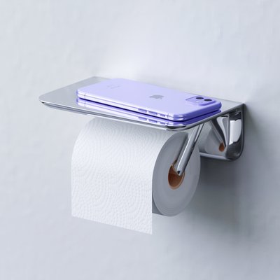Тримач для туалетного паперу з поличкою A30341500 фото