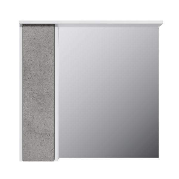 M91MPL0751BF38 Зеркальный шкафчик с подсветкой, 75 см, левый, базальт Коллекция: GEM S 4902 фото
